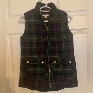 Plaid Quilted Vest